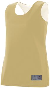 Augusta Sportswear 147 - Ladies Reversible Wicking Tank Vegas Gold/White