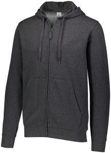 Augusta Sportswear 5418 - 60/40 Fleece Full Zip Hoodie Carbon Heather