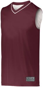Augusta Sportswear 153 - Youth Reversible Two Color Jersey Maroon/White