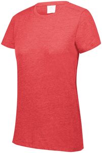 Augusta Sportswear 3067 - Ladies Tri Blend Tee Red Heather