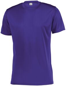 Augusta Sportswear 4791 - Youth Attain Wicking Set In Sleeve Tee Purple (Hlw)