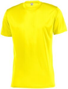 Augusta Sportswear 4791 - Youth Attain Wicking Set In Sleeve Tee Electric Yellow