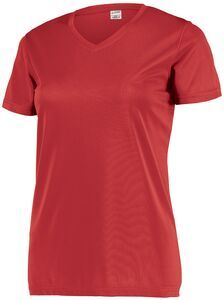 Augusta Sportswear 4792 - Ladies Attain Wicking Set In Sleeve Tee  Red