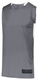 Augusta Sportswear 1730 - Step Back Basketball Jersey Graphite/White