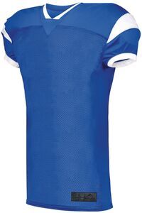 Augusta Sportswear 9582 - Slant Football Jersey Royal/White