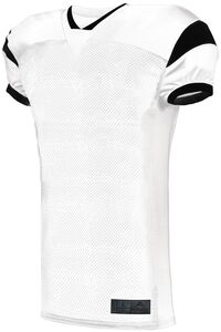Augusta Sportswear 9582 - Slant Football Jersey White/Black