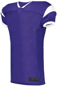 Augusta Sportswear 9582 - Slant Football Jersey Purple/White