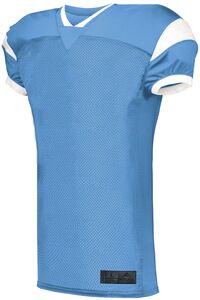 Augusta Sportswear 9582 - Slant Football Jersey Columbia Blue/White