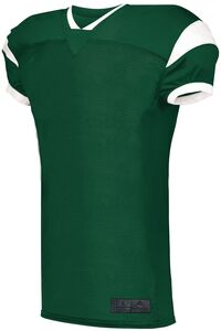 Augusta Sportswear 9583 - Youth Slant Football Jersey Dark Green/White