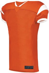 Augusta Sportswear 9583 - Youth Slant Football Jersey Orange/White
