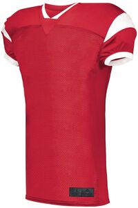 Augusta Sportswear 9583 - Youth Slant Football Jersey Red/White