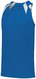 Augusta Sportswear 344 - Youth Overspeed Track Jersey Royal/White