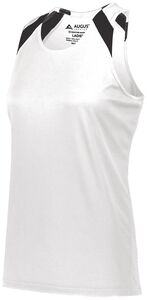 Augusta Sportswear 348 - Ladies Overspeed Track Jersey White/Black