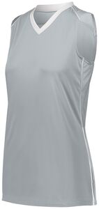 Augusta Sportswear 1687 - Ladies Rover Jersey Silver/White