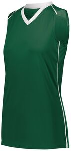 Augusta Sportswear 1687 - Ladies Rover Jersey Dark Green/White