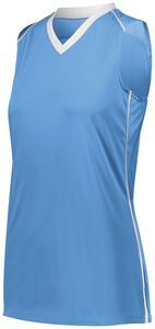 Augusta Sportswear 1688 - Girls Rover Jersey Columbia Blue/White