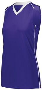 Augusta Sportswear 1688 - Girls Rover Jersey Purple/White