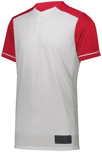 Augusta Sportswear 1569 - Youth Closer Jersey White/Scarlet