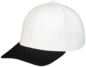 Augusta Sportswear 6251 - Rally Cotton Twill Cap White/Black