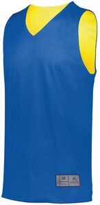 Augusta Sportswear 162 - Youth Tricot Mesh Reversible 2.0 Jersey Royal/Gold