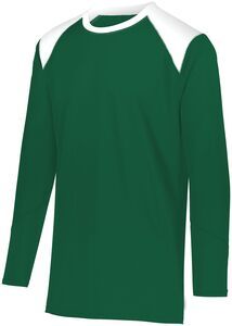 Augusta Sportswear 1728 - Tip Off Shooter Shirt Dark Green/White