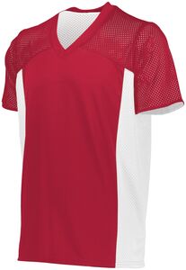 Augusta Sportswear 264 - Reversible Flag Football Jersey Scarlet/White