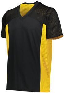 Augusta Sportswear 264 - Reversible Flag Football Jersey Black/Gold