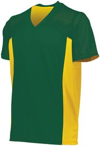 Augusta Sportswear 264 - Reversible Flag Football Jersey Dark Green/Gold