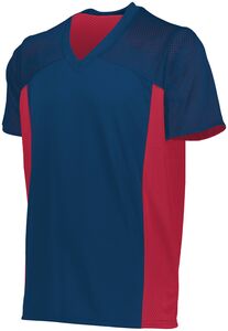 Augusta Sportswear 264 - Reversible Flag Football Jersey NAVY / SCARLET