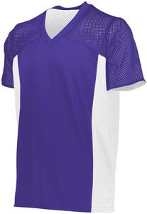 Augusta Sportswear 265 - Youth Reversible Flag Football Jersey Purple/White