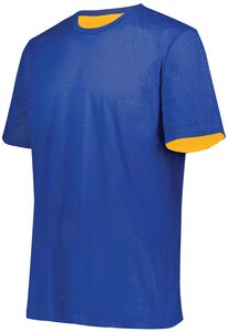 Augusta Sportswear 1602 - Short Sleeve Mesh Reversible Jersey Royal/Gold