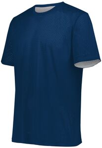 Augusta Sportswear 1602 - Short Sleeve Mesh Reversible Jersey Navy/White