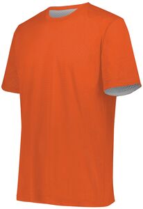 Augusta Sportswear 1602 - Short Sleeve Mesh Reversible Jersey Orange/White