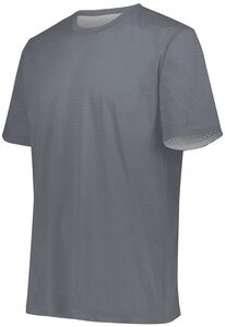 Augusta Sportswear 1602 - Short Sleeve Mesh Reversible Jersey Graphite/White