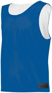 Augusta Sportswear 9717 - Mesh Reversible Pinnie Royal/White