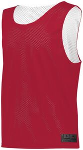 Augusta Sportswear 9717 - Mesh Reversible Pinnie Scarlet/White