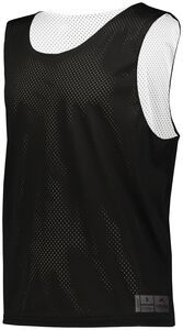 Augusta Sportswear 9717 - Mesh Reversible Pinnie Black/White