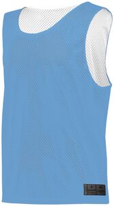 Augusta Sportswear 9718 - Youth Mesh Reversible Pinnie Columbia Blue/White