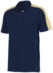 Augusta Sportswear 5028 - Bi Color Vital Polo Navy/Vegas Gold