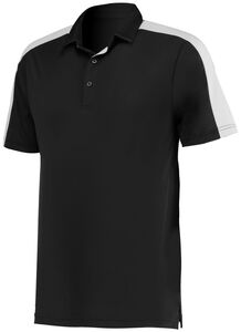 Augusta Sportswear 5028 - Bi Color Vital Polo Black/White