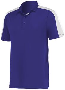 Augusta Sportswear 5028 - Bi Color Vital Polo Purple/White