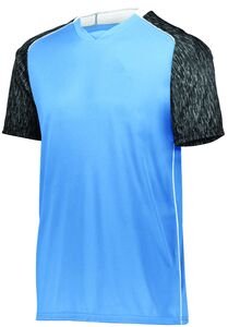 HighFive 322940 - Hawthorn Soccer Jersey Columbia Blue/Black Print/White