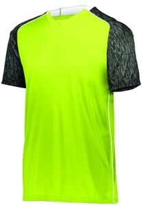 HighFive 322940 - Hawthorn Soccer Jersey Lime/Black Print/White