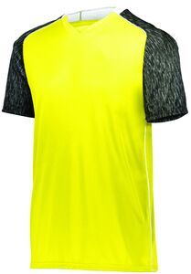 HighFive 322941 - Youth Hawthorn Soccer Jersey Power Yellow/Black Print/White
