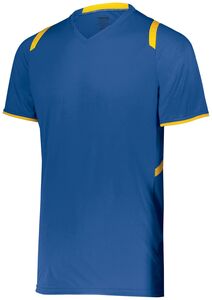 HighFive 322960 - Millennium Soccer Jersey Royal/Athletic Gold