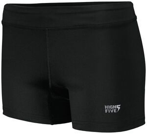 HighFive 345592 - Ladies Tru Hit Volleyball Shorts Black