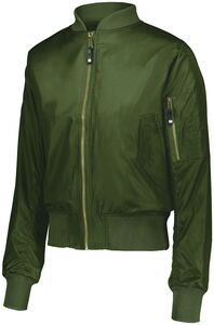 Holloway 229732 - Ladies Flight Bomber Jacket Army Green