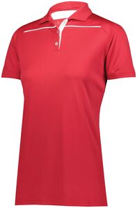 Holloway 222761 - Ladies Defer Polo  Forest/White