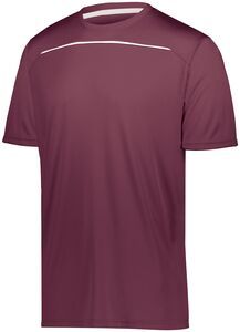 Holloway 222660 - Youth Defer Wicking Tee Maroon/White