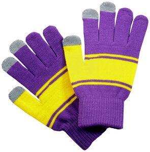 Holloway 223863 - Homecoming Glove Purple/Light Gold